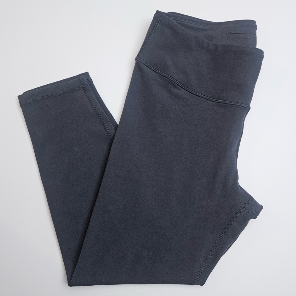 Dharma Bums Airbrush Lite Balance 7/8 Legging, Charcoal, Size 12, Like New!